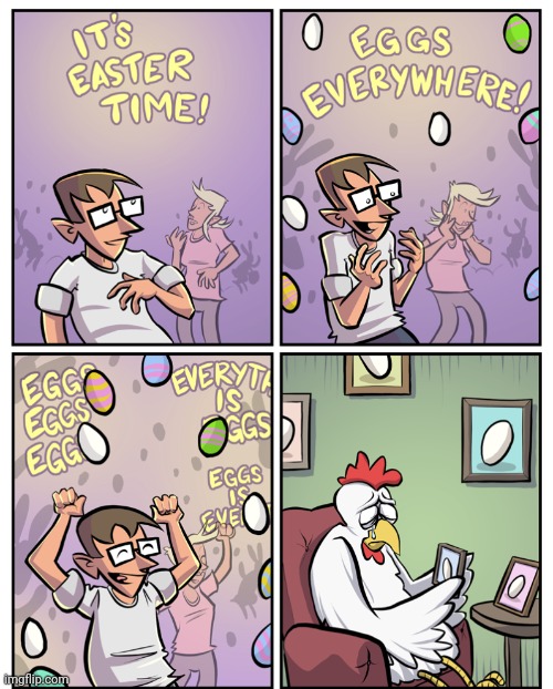 Happy Easter | image tagged in happy easter,easter,eggs,egg,comics,comics/cartoons | made w/ Imgflip meme maker