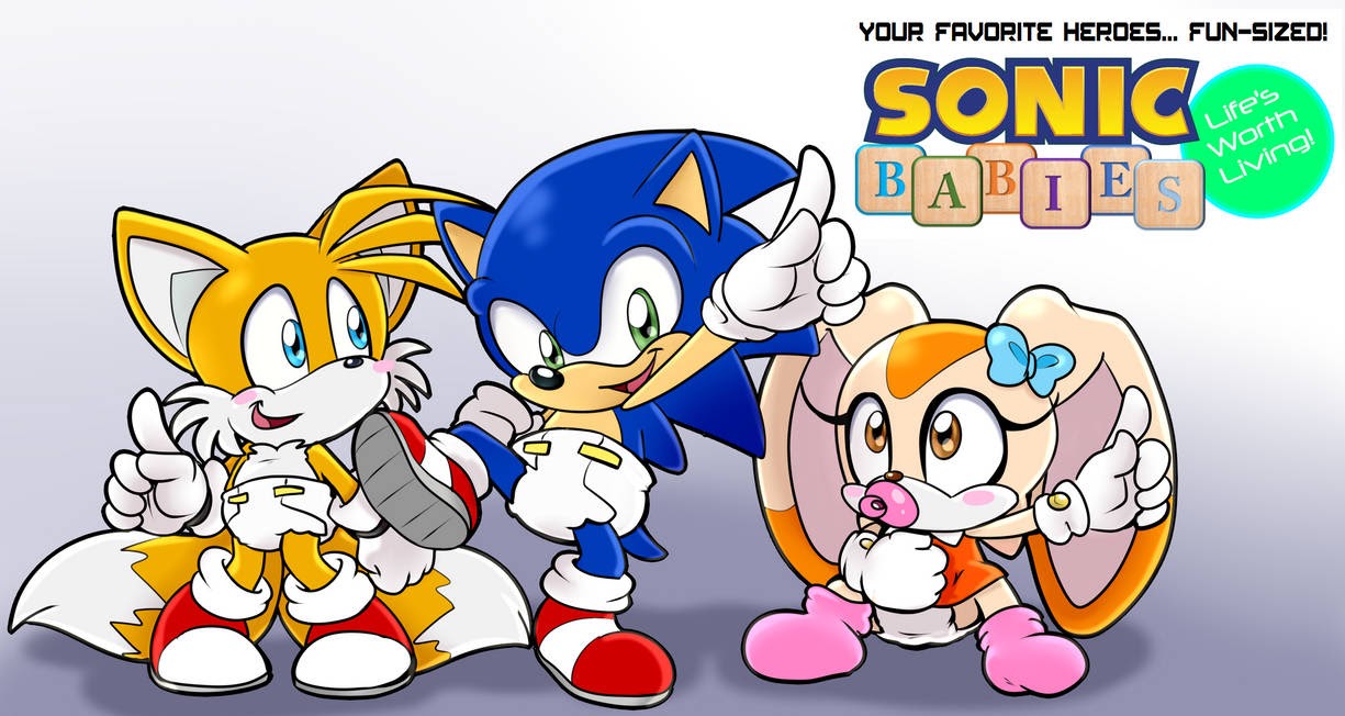 High Quality Sonic Babies Blank Meme Template