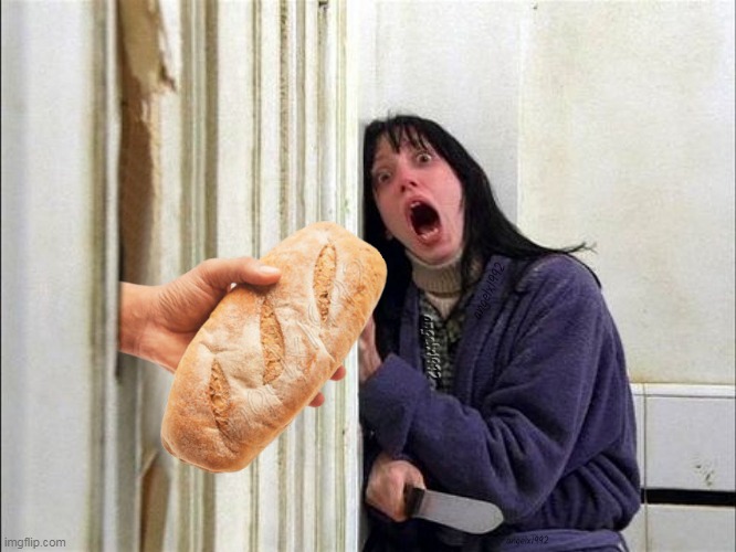 the shining | image tagged in the shining,sandwich,horror movie,food,shelley duvall,stephen king | made w/ Imgflip meme maker