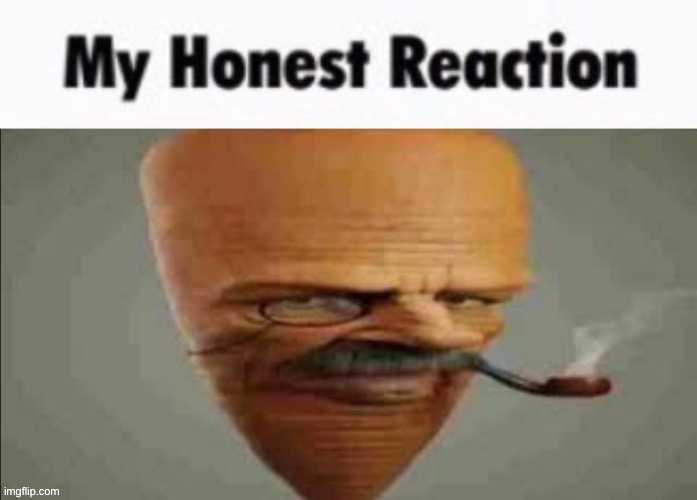 My honest reaction to the post above | image tagged in my honest reaction | made w/ Imgflip meme maker