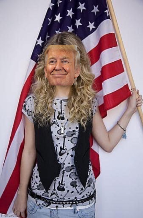 Patriotic Taylor Swift but it’s Donald Trump Blank Meme Template