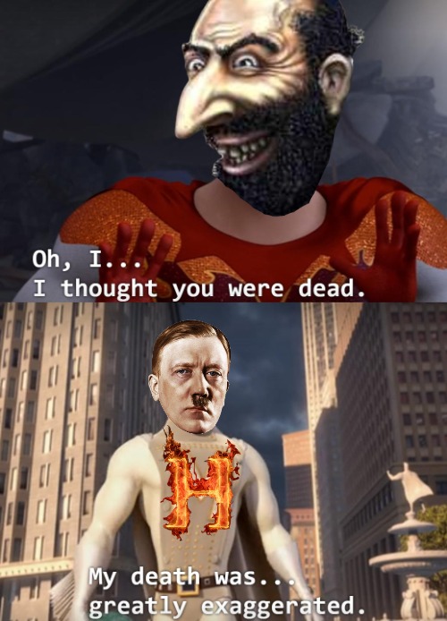 Super Hitler | image tagged in slavic,hitler | made w/ Imgflip meme maker