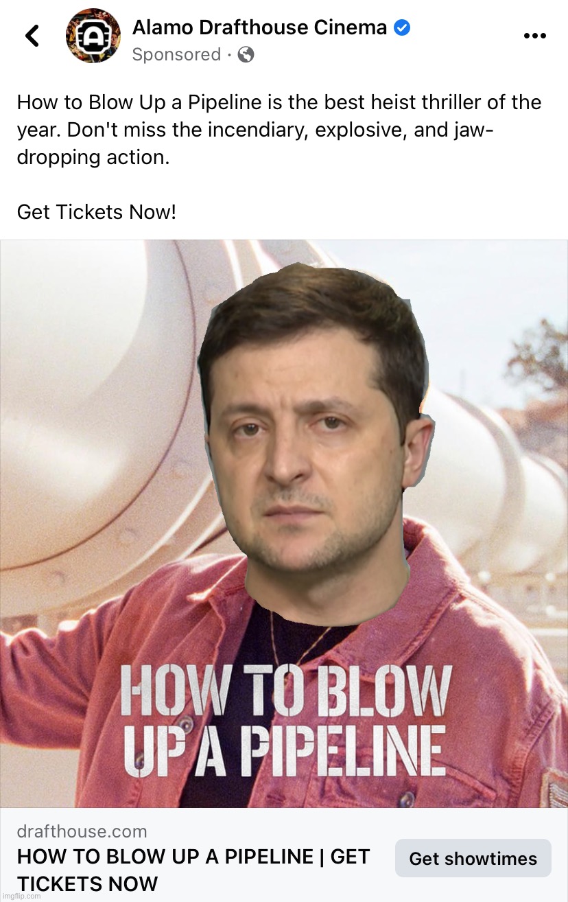 High Quality Zelensky how to blow up a pipeline Blank Meme Template