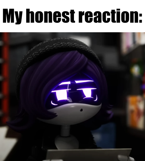 High Quality My honest reaction (Uzi Edition) Blank Meme Template