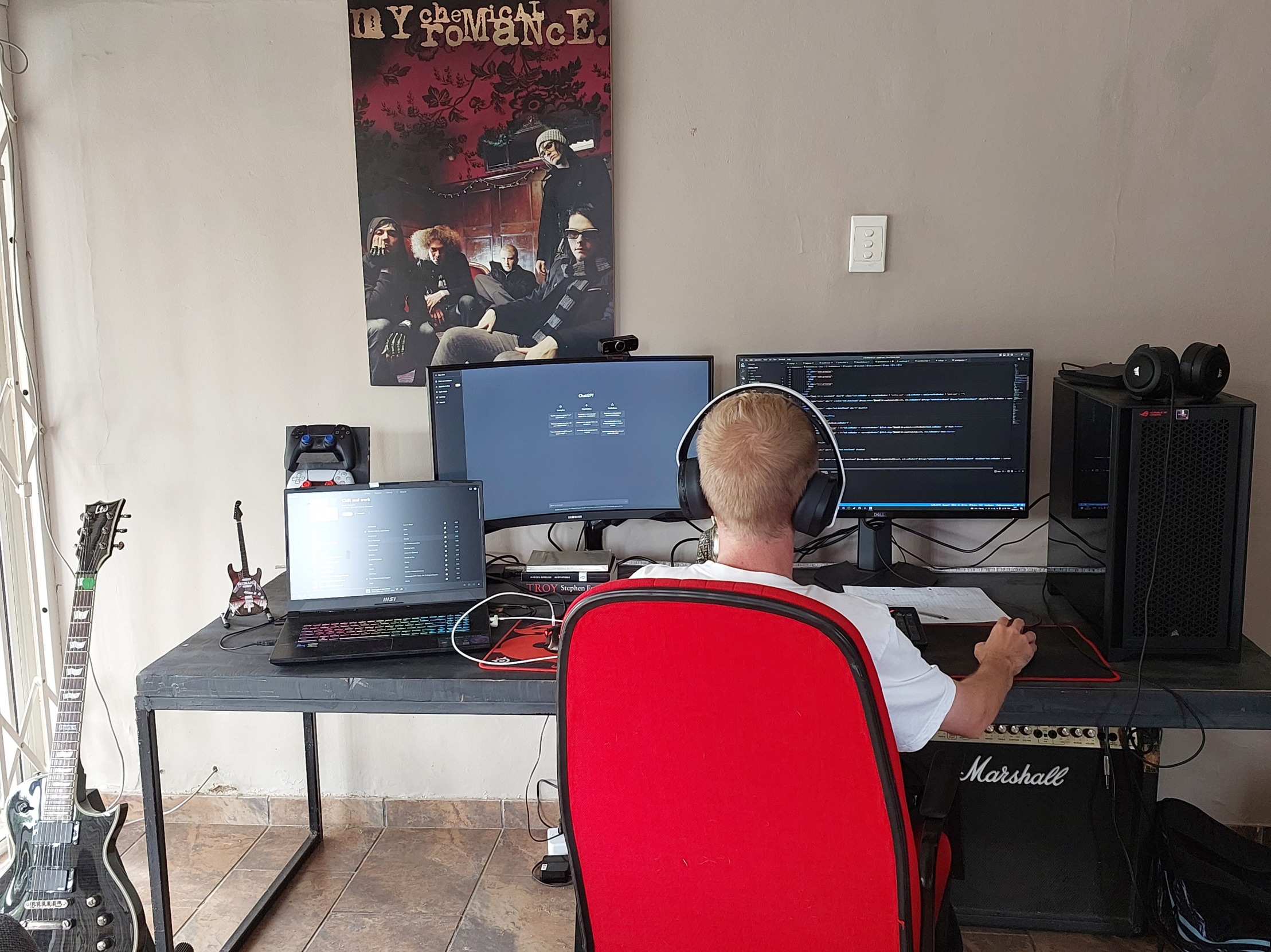 Working at day Blank Meme Template