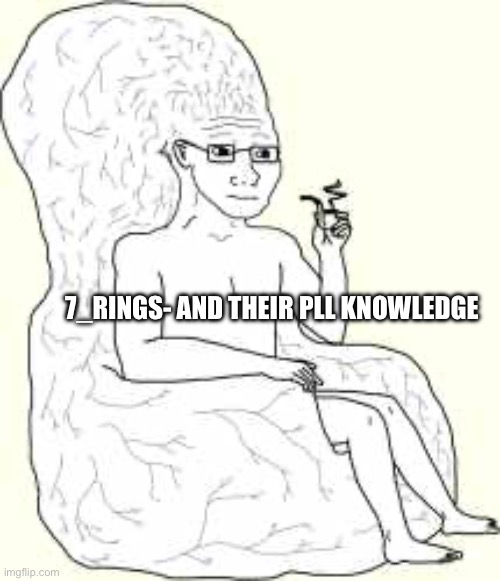 Big Brain Wojak | 7_RINGS- AND THEIR PLL KNOWLEDGE | image tagged in big brain wojak | made w/ Imgflip meme maker