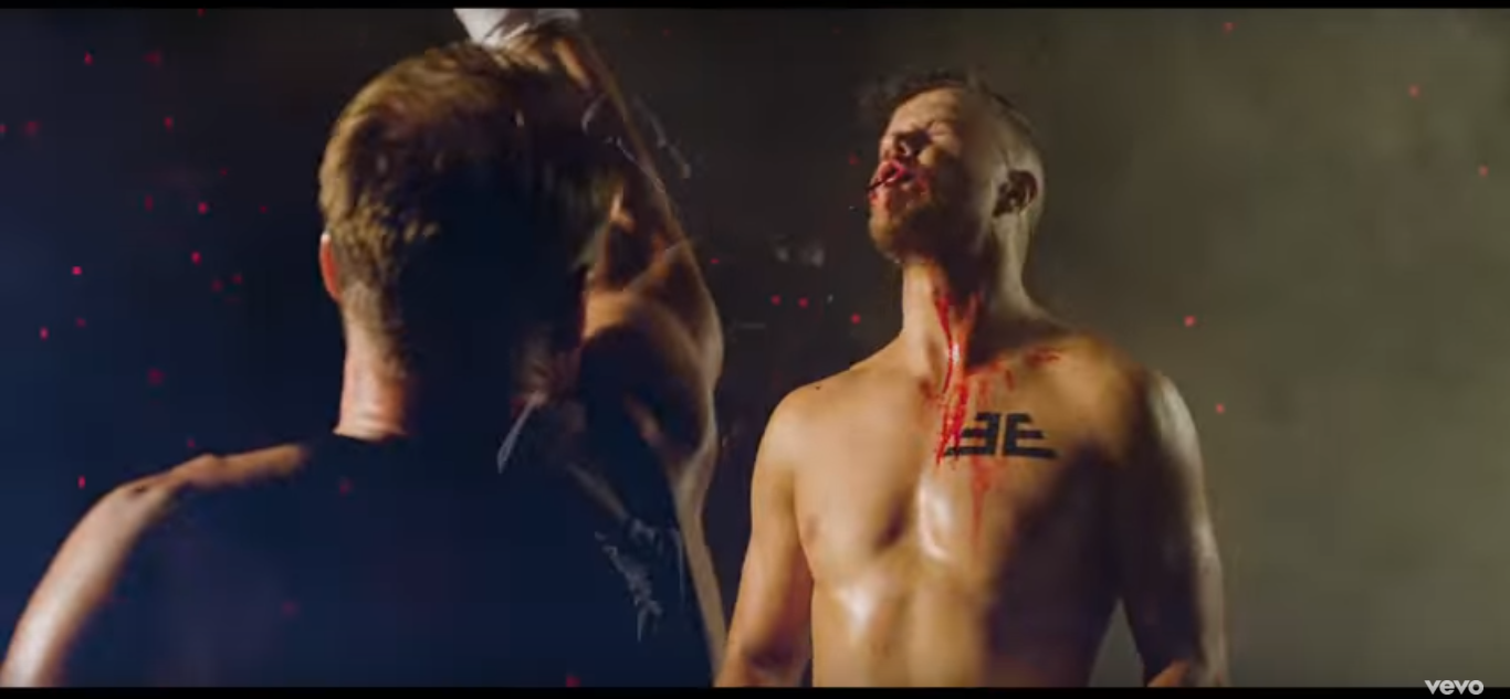 High Quality Dan Reynolds Gets Punched Blank Meme Template