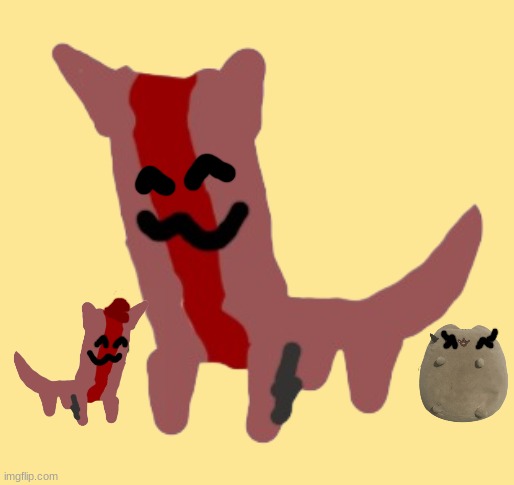 BaconCat | image tagged in baconcat | made w/ Imgflip meme maker