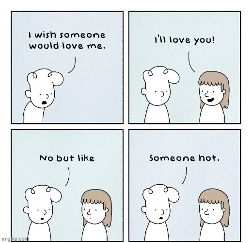 Ain't No Love | image tagged in comics | made w/ Imgflip meme maker