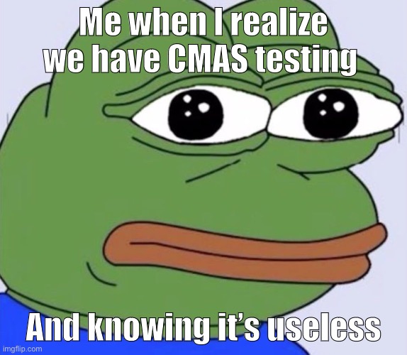 I HATE CMAS IM GONNA DIE do any of you have to do CMAS | Me when I realize we have CMAS testing; And knowing it’s useless | image tagged in so true memes | made w/ Imgflip meme maker