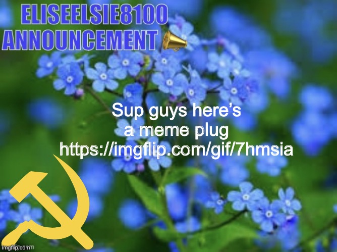 Elizabeth won’t shut up about antisemitism so I won’t shut up ab | Sup guys here’s a meme plug https://imgflip.com/gif/7hmsia | image tagged in elizabeth won t shut up about antisemitism so i won t shut up ab | made w/ Imgflip meme maker