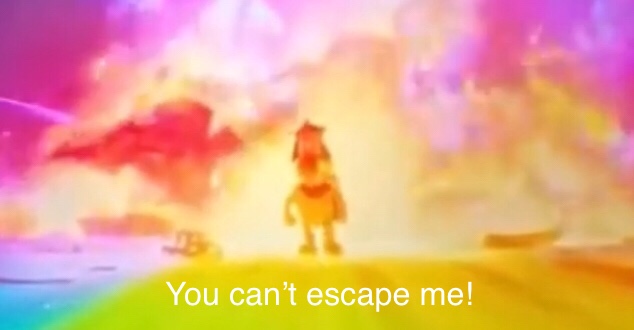High Quality Mario movie you can’t escape me Blank Meme Template