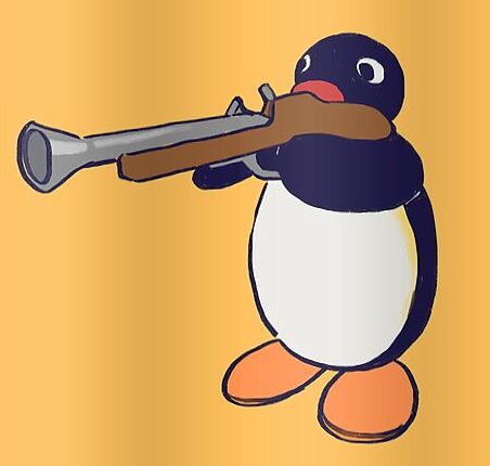 musket penguin Blank Meme Template