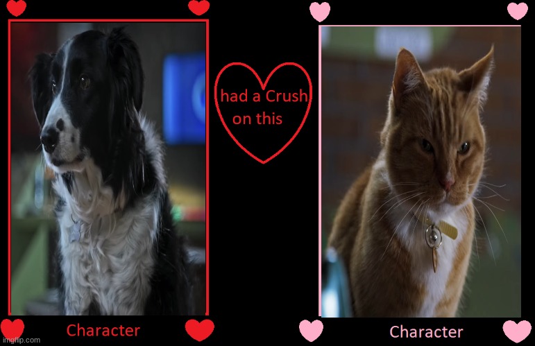 if roger had a crush on gwen | image tagged in what if this character had a crush on this person,warner bros,cats,dogs,romance | made w/ Imgflip meme maker