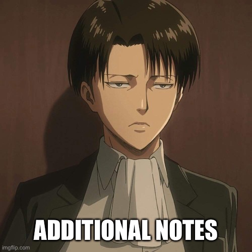 Levi Attack On Titan | ADDITIONAL NOTES | image tagged in levi attack on titan | made w/ Imgflip meme maker