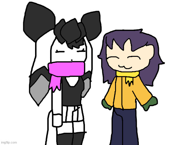 "sylcmori's the type of person to only wear a scarf and mittens in the winter.." -kel | made w/ Imgflip meme maker