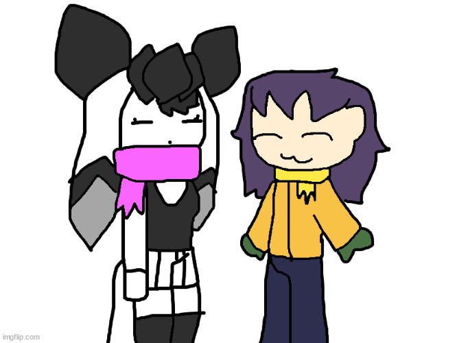 "sylcmori's the type of person to only wear a scarf and mittens in the winter.." -kel | made w/ Imgflip meme maker