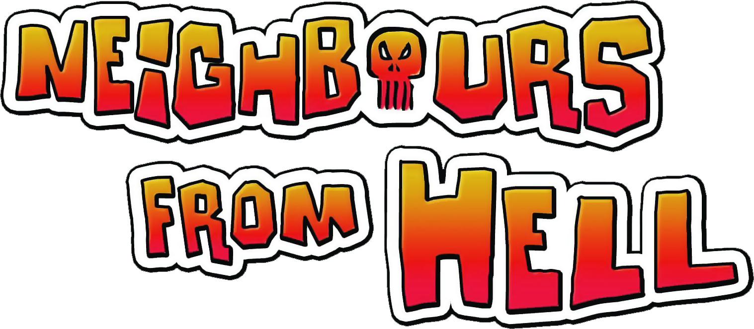 High Quality Neighbors from Hell Logo Blank Meme Template