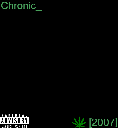 Chronic[2007] Blank Meme Template