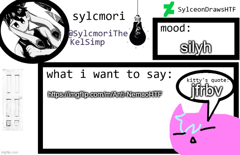 sylceon is in  love w/ kel uwuwuwu /hj | silyh; jfrbv; https://imgflip.com/m/Anti-NemaoHTF | image tagged in sylceon is in love w/ kel uwuwuwu /hj | made w/ Imgflip meme maker