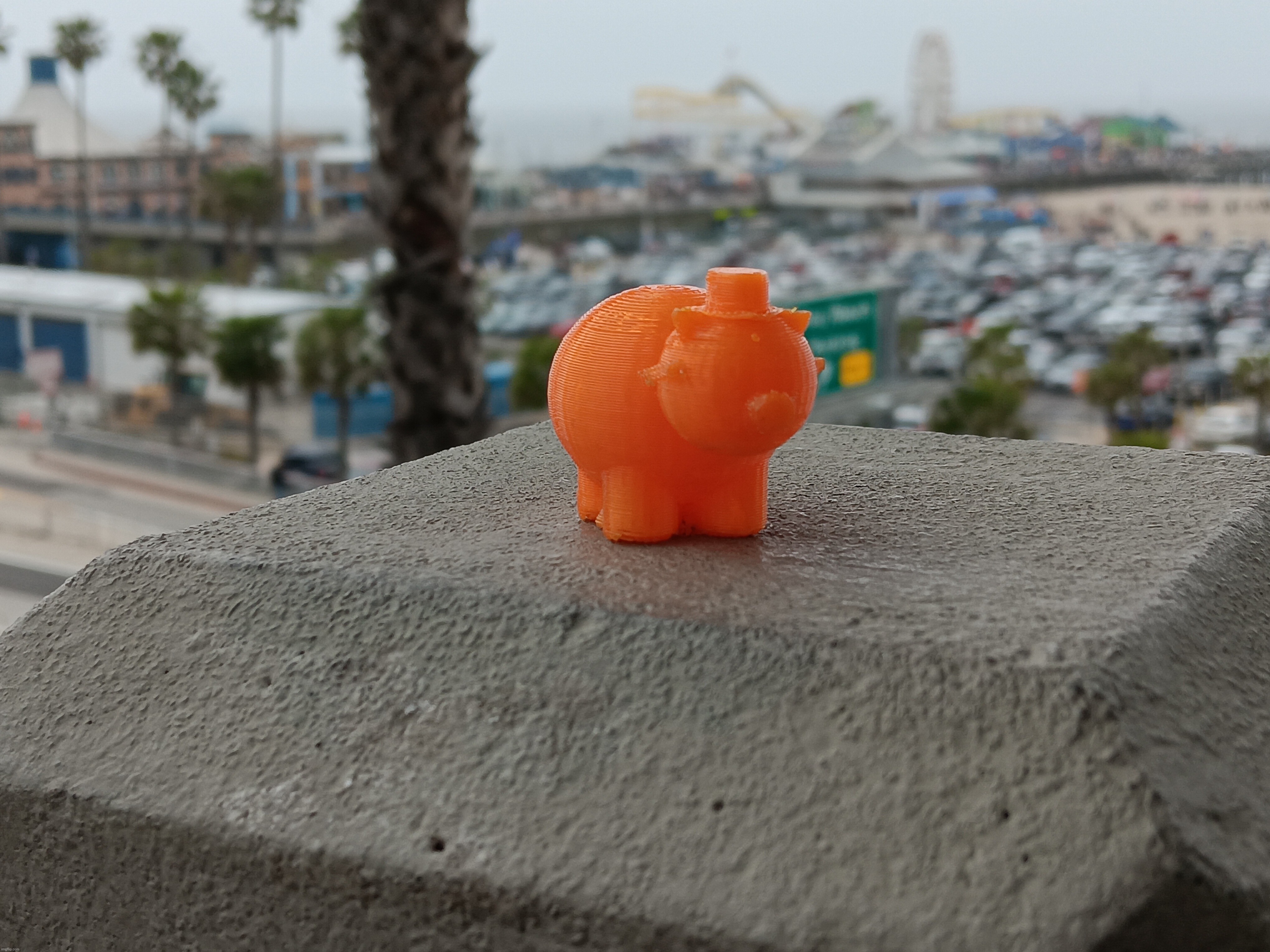 This is Mr pig the 3d model pig oc say hi to him | image tagged in oc | made w/ Imgflip meme maker