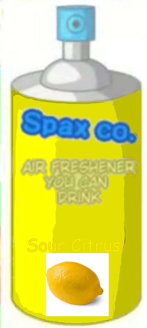 Air Freshener You can Drink - Sour Citrus Blank Meme Template