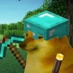 Cheems Dog minecraft Blank Meme Template