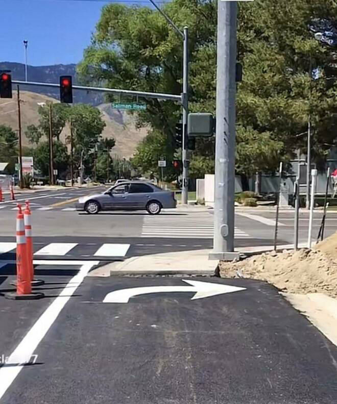 Right turn lane -- Not Blank Meme Template