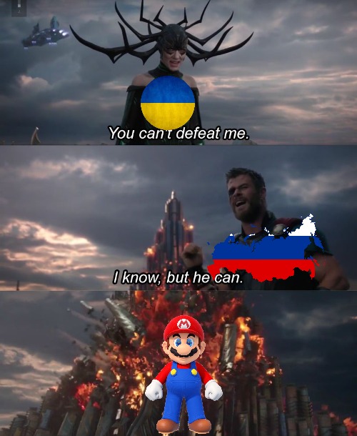 I know, but he can | image tagged in i know but he can,slavic,mario,russo-ukrainian war | made w/ Imgflip meme maker