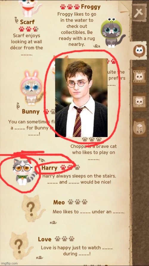 One of the more cringe memes I've made | image tagged in cats,gaming,harry potter | made w/ Imgflip meme maker