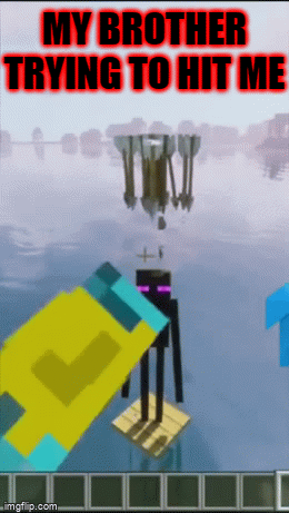 My brither can't hit me - Imgflip