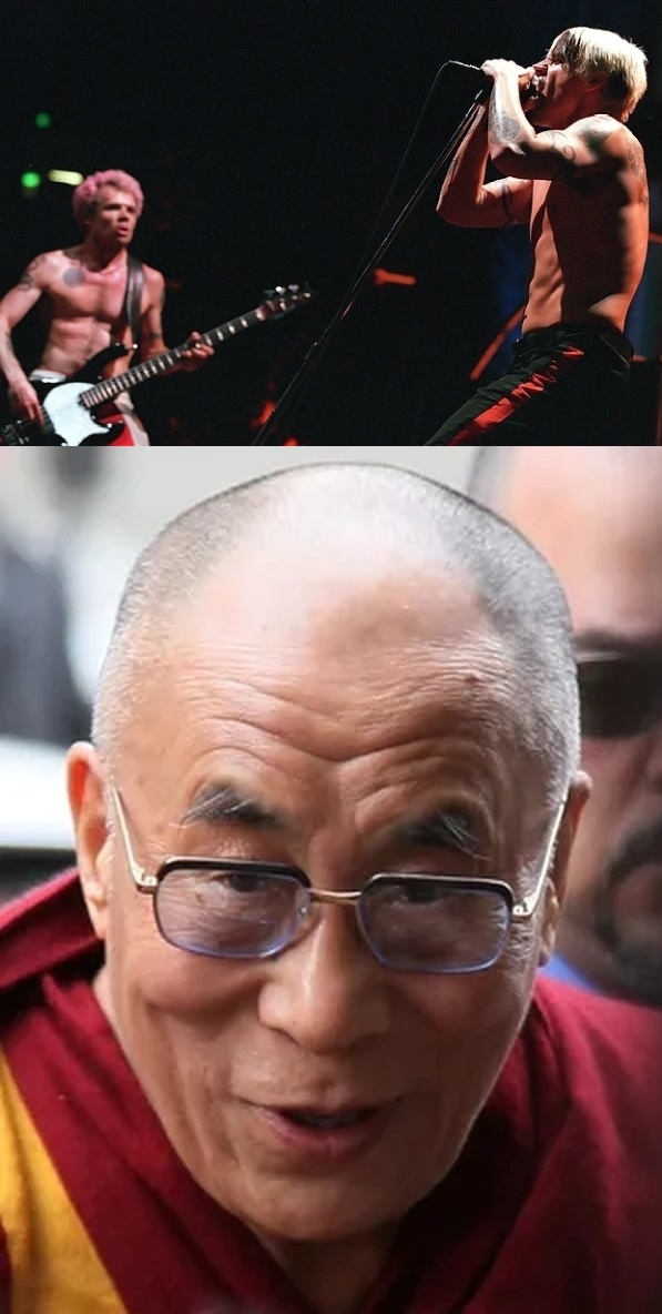 High Quality red hot chili peppers dalai lama Blank Meme Template