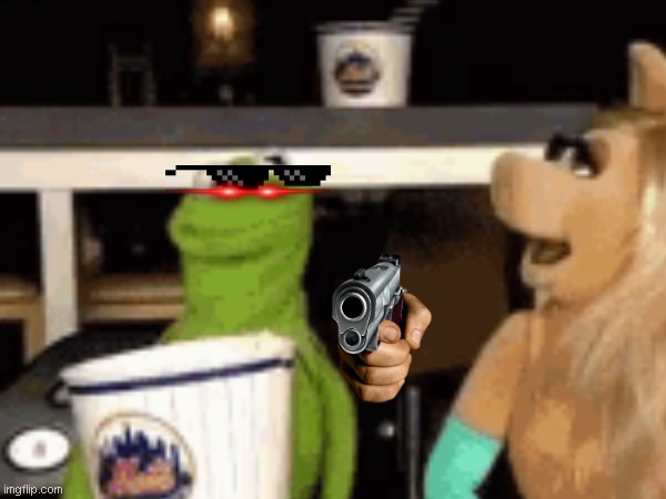 kERMIT ......RUN | image tagged in evil kermit | made w/ Imgflip meme maker