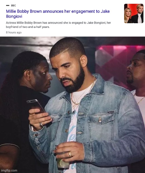 sigh </3 | image tagged in drake looking at phone upset | made w/ Imgflip meme maker