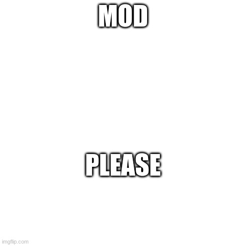MOD; PLEASE | made w/ Imgflip meme maker