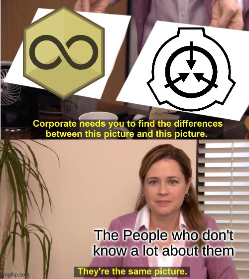 They're not the same! | The People who don't know a lot about them | image tagged in memes,they're the same picture | made w/ Imgflip meme maker