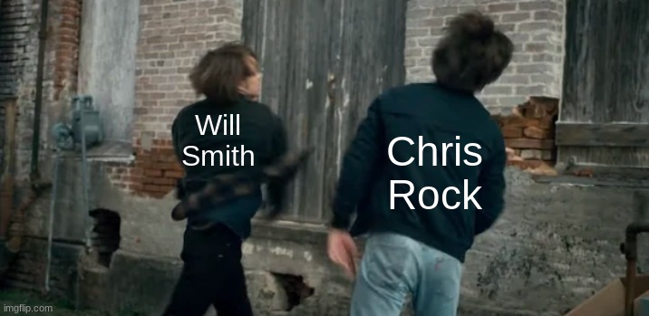 The Oscars In 1983 | Will Smith; Chris Rock | image tagged in netflix,stranger things,will smith punching chris rock,funny | made w/ Imgflip meme maker