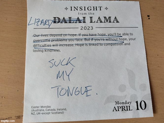 Lizard Lama | image tagged in dalai lama | made w/ Imgflip meme maker