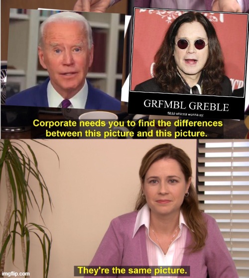 Seriously, which one has a worse case of dementia?  Biden or Ozzy? | image tagged in memes,dementia joe,dementia ozzy,biden is a potted plant | made w/ Imgflip meme maker