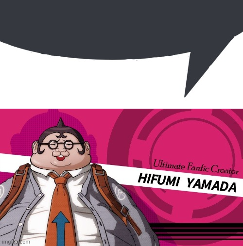 hifumi yamada speech bubble Blank Meme Template