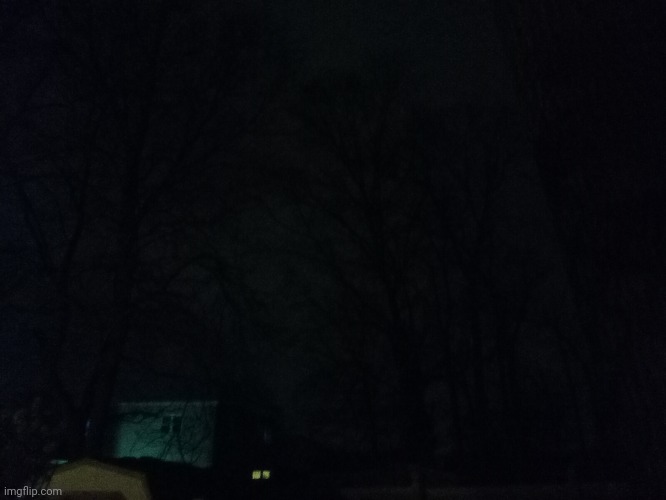 Tangled trees in the night sky(there's trees there don't worry) | made w/ Imgflip meme maker