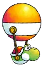 High Quality Green Balloon Yoshi Blank Meme Template