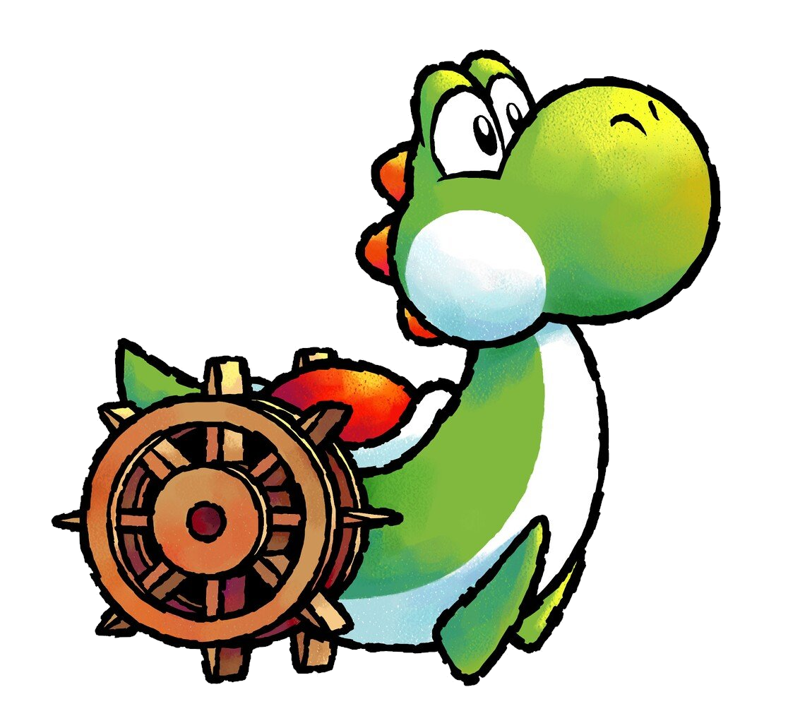 High Quality Green Boat Yoshi Blank Meme Template