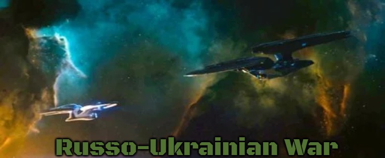 U.S.S Enterprise encounters U.S.S Vengence | Russo-Ukrainian War | image tagged in u s s enterprise encounters u s s vengence,slavic,russo-ukrainian war | made w/ Imgflip meme maker