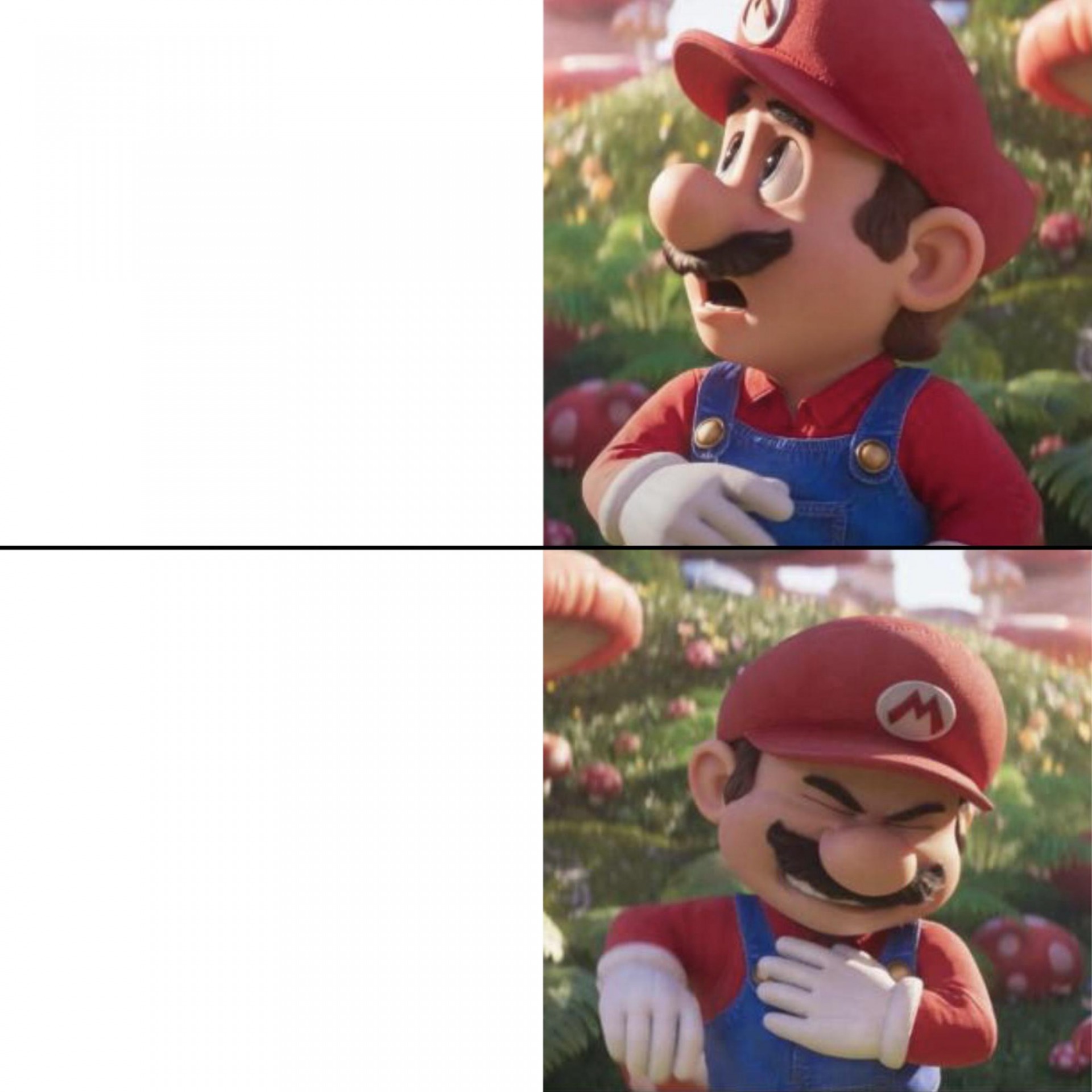High Quality mario movie is shit Blank Meme Template