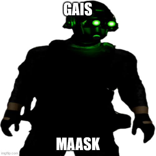 Clarkson Cloaker | GAIS MAASK | image tagged in clarkson cloaker | made w/ Imgflip meme maker