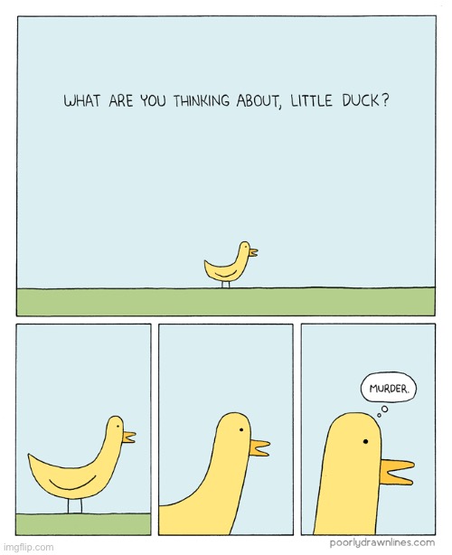 Duck… no! | image tagged in comics,funny,duck | made w/ Imgflip meme maker