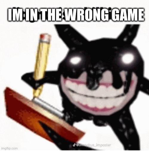 IM IN THE WRONG GAME | image tagged in skill issue | made w/ Imgflip meme maker