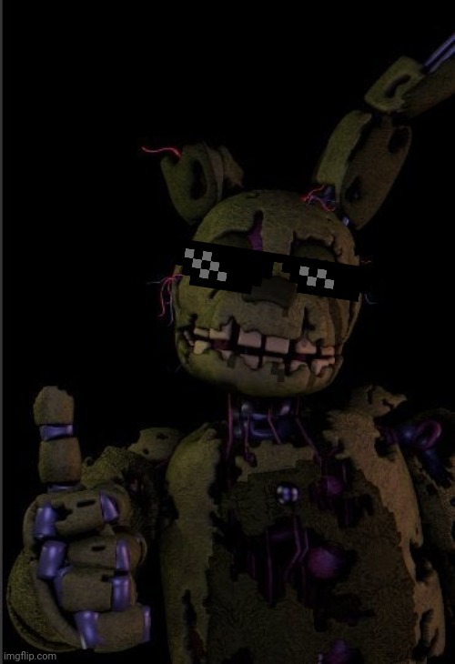 Springtrap thumbs up | image tagged in springtrap thumbs up | made w/ Imgflip meme maker