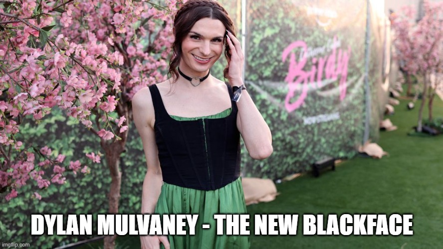 Dylan Mulvaney - The new Blackface | DYLAN MULVANEY - THE NEW BLACKFACE | image tagged in dylan mulvaney,blackface | made w/ Imgflip meme maker